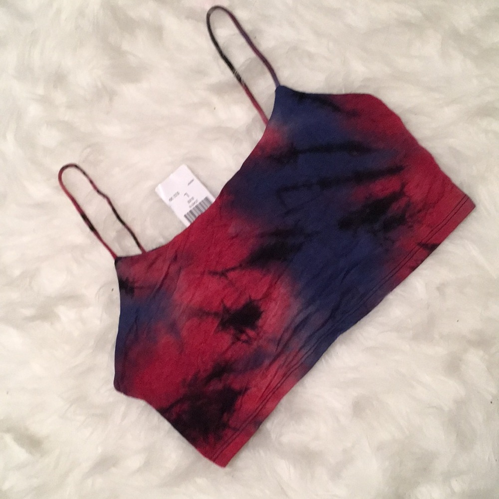 Tie dye crop top FashionNova